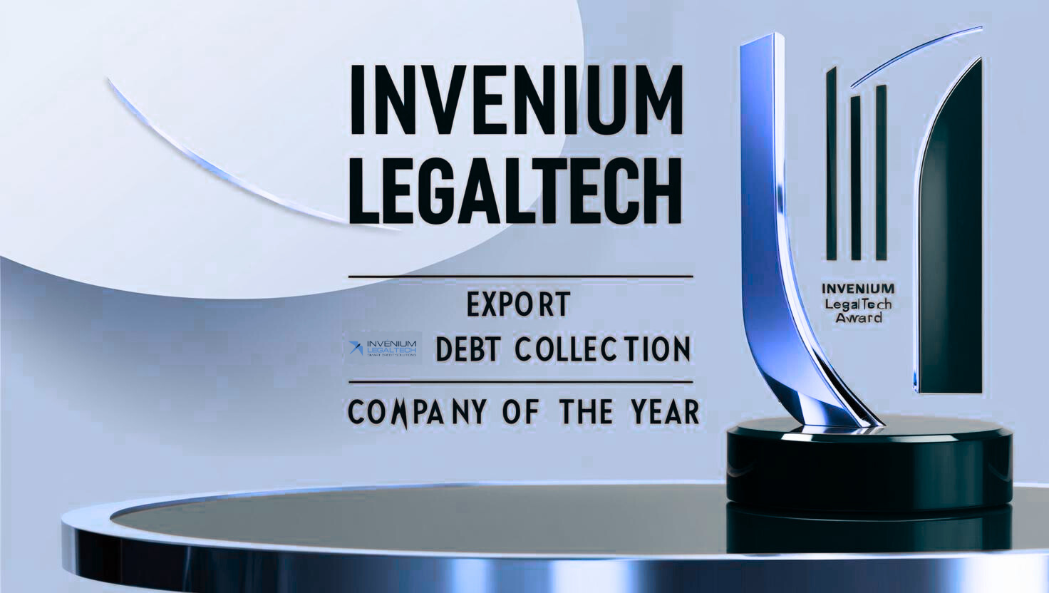 premio Invenium Legaltech nominata "Società di Recupero Crediti per l’Export dell’Anno"